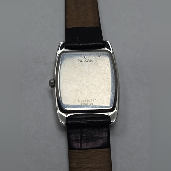 Caravelle by Bulova Womens Watch Diamond Bezel Leather Strap New Battery - Picture 11 of 11